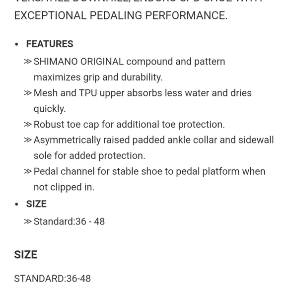 Shimano SH-AM702 Mountain Bike Shoes - SPD (For Men and Women) - Picture 6 of 7